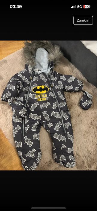 kombinezon zimowy niemowlęcy