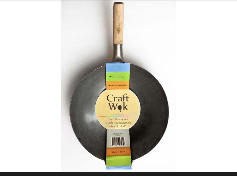 Craft WOK Okrągły 35cm STAL węglowa ** OKAZJA