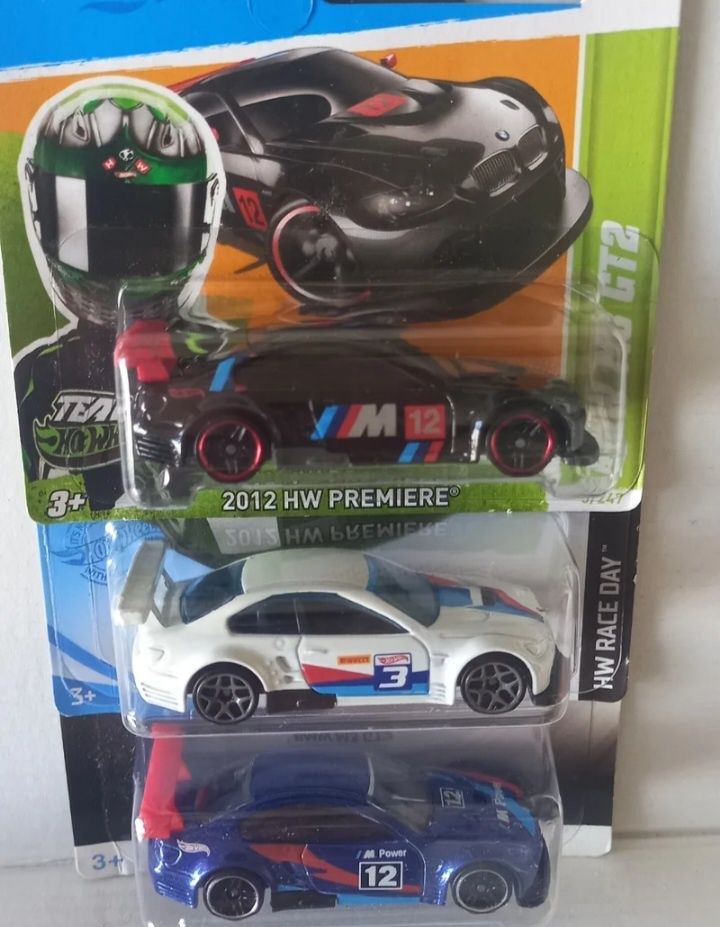 Conj 3 hot wheels bmw m3 GT2
