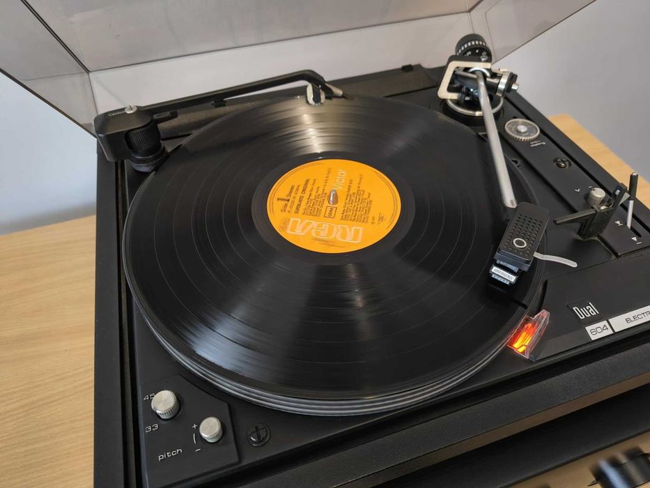 Gramofon DUAL 604 Audiofilski Wkładka SHURE V15  Direct Drive Vintage