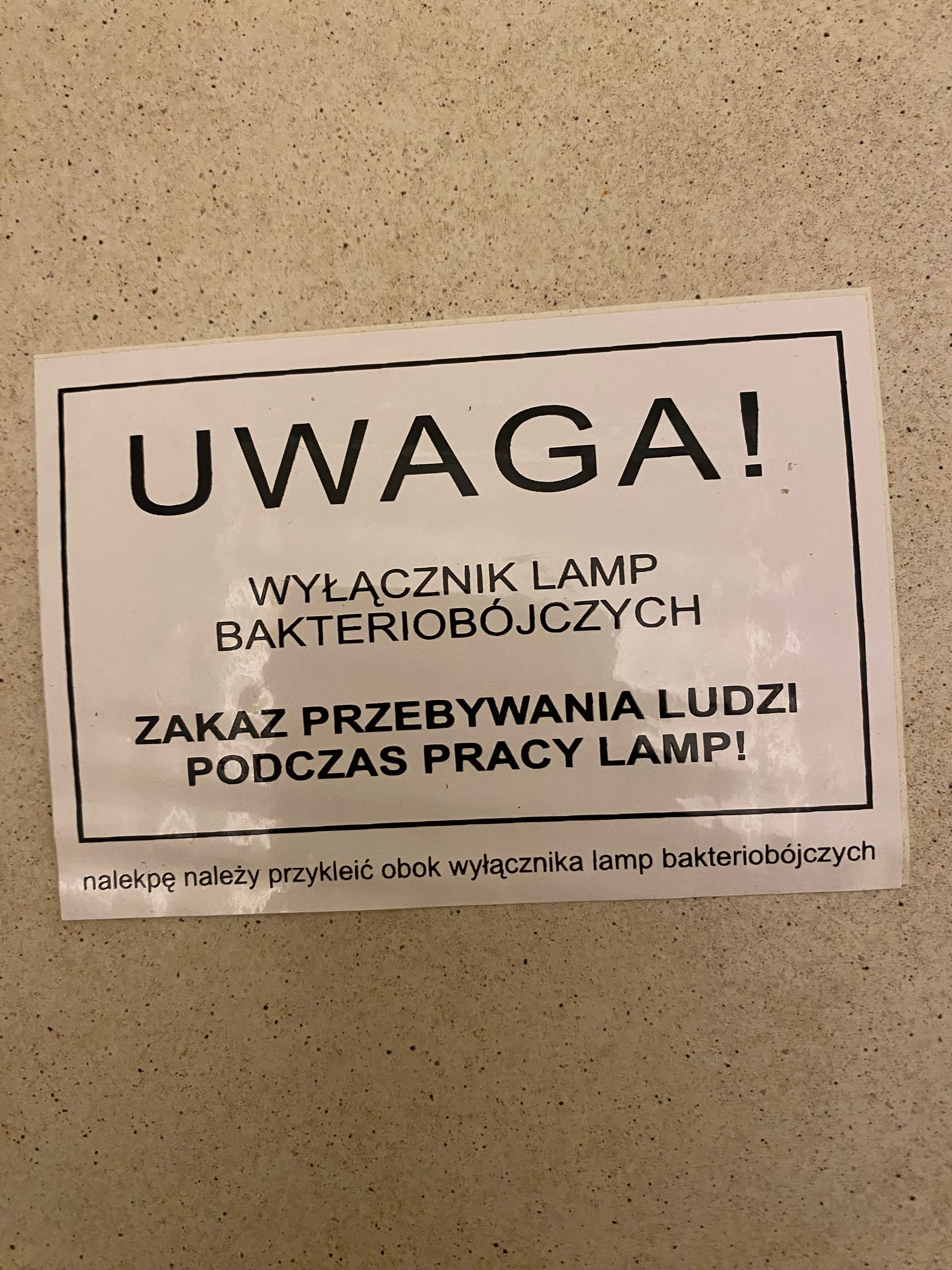 Nowa lampa bakteriobójcza NBV 2x30 W SL 66W