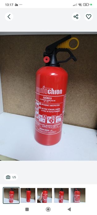 Gaśnica ogniochron nowa tanio!