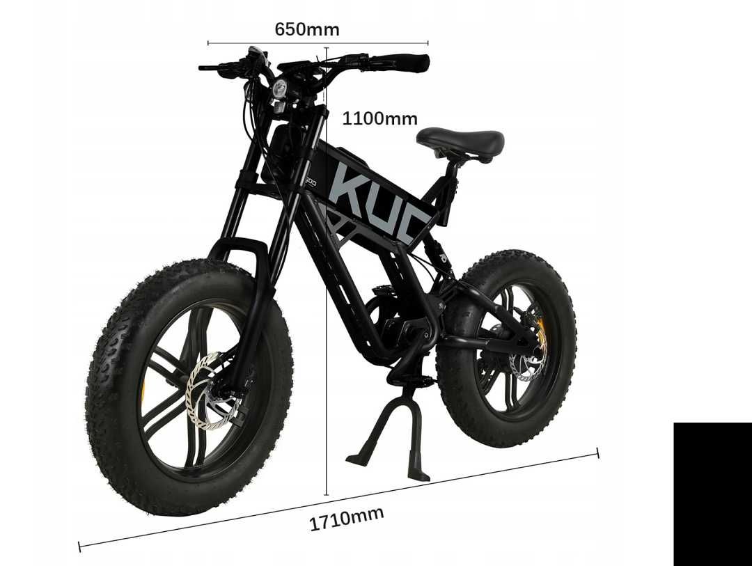 Rower elektryczny nowy Kugoo T01  1000 W