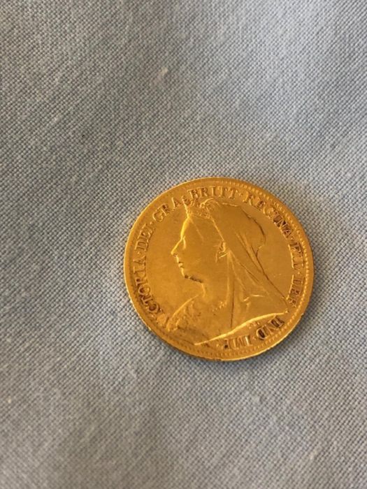 Meia Libra Rainha Victoria - OURO