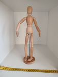 Dekoracja figurka drewniana manekin Ikea godula