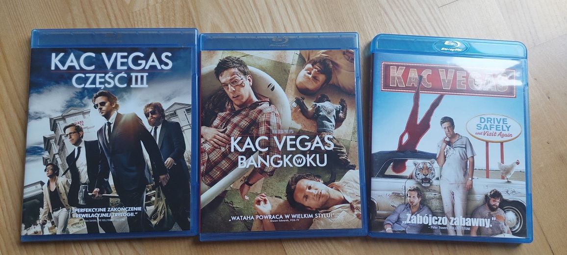 KAC VEGAS 3 części blu ray dvd