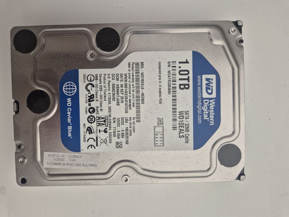 Disco rigido wd 1TB