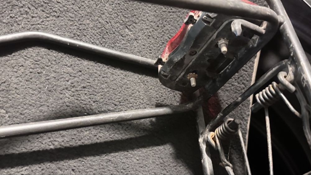 Велобагажник с габаритом под динамовтулку