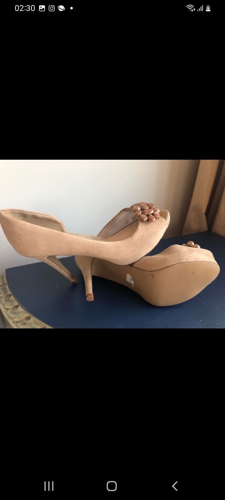Sapatos Sfera Femme cerimónia cor Nude