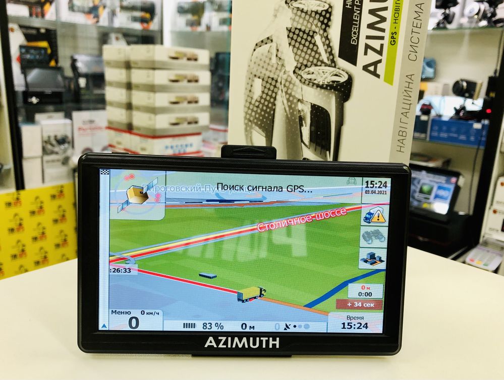 Автомобильный навигатор Azimuth B701 Pro 512 mb IGO primo EUROPE