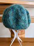 Beret ręcznie robiony hand made vintage PRL