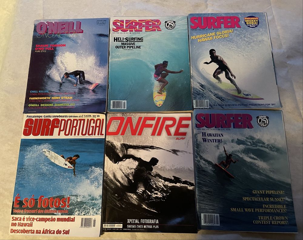 Vendo lote de revistas de Surf