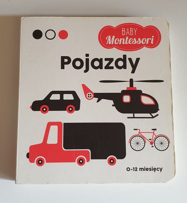 Książeczka kontrastowa pojazdy