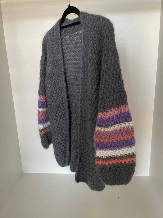 Кофта/жакет мохеровая ручной работы
