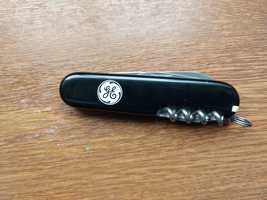 victorinox spartan General Electric labcrew czarny scyzoryk ładny 91mm