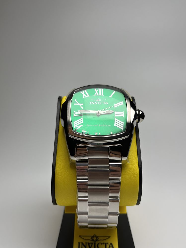 Invicta 18655, invicta lupah, чоловічий годинник з зеленим циферблатом