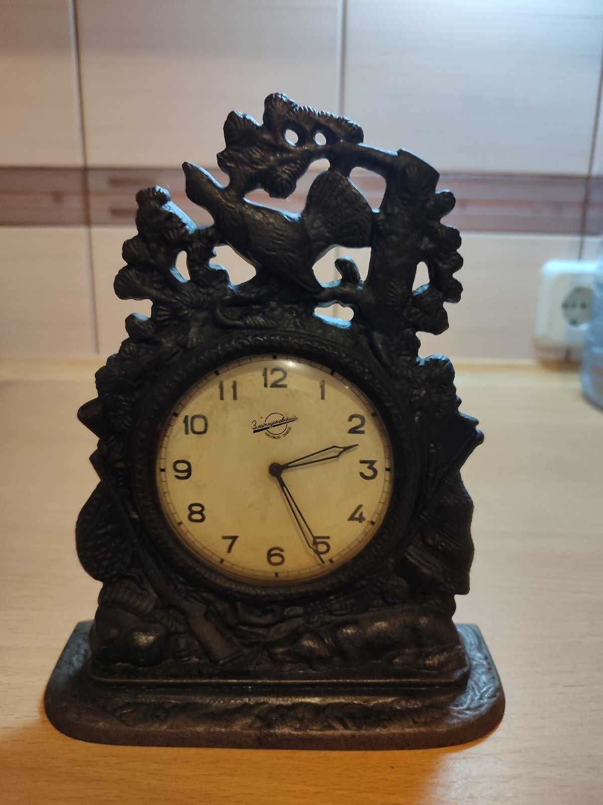 Настільний годинник "Охота", Златоустовського годинникового заводу