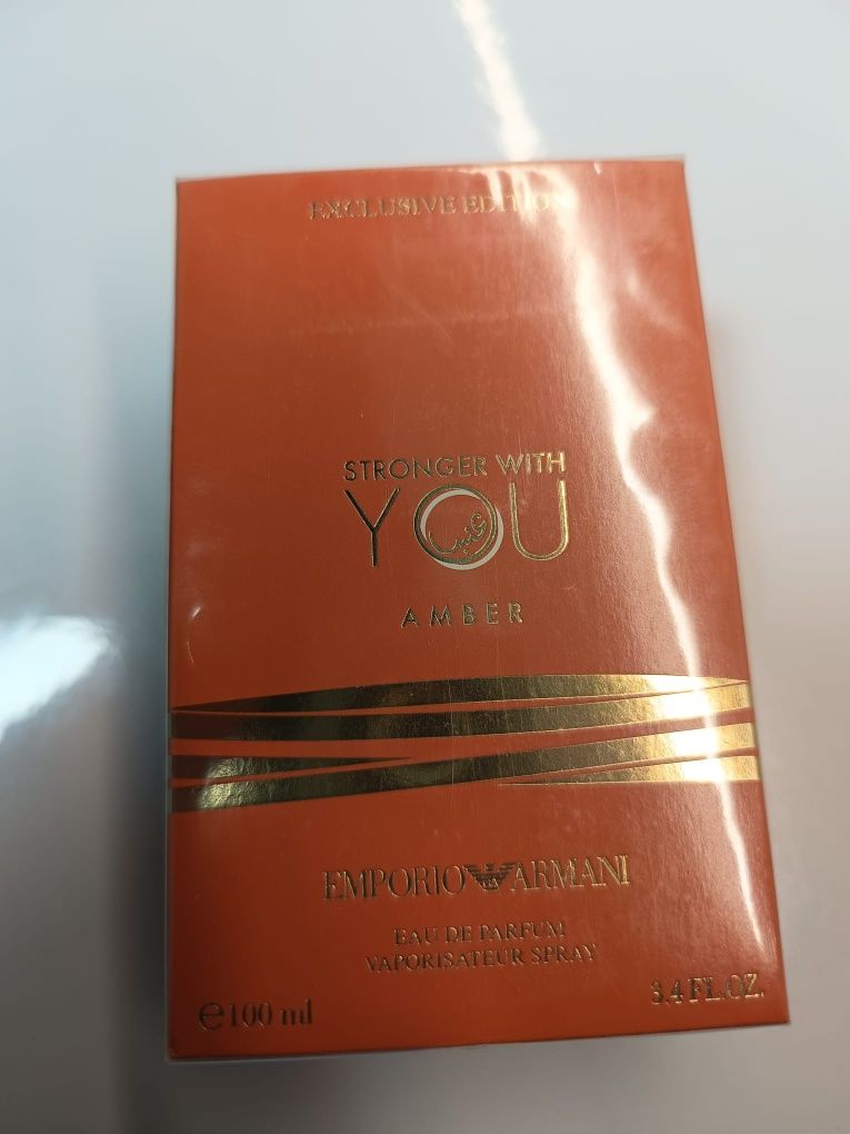 Emporio Armani Stronger with you Amber EDP 100ml nowy w foli