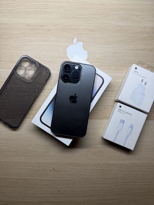 iPhone 14 Pro 256gb czarny bateria 100% komplet