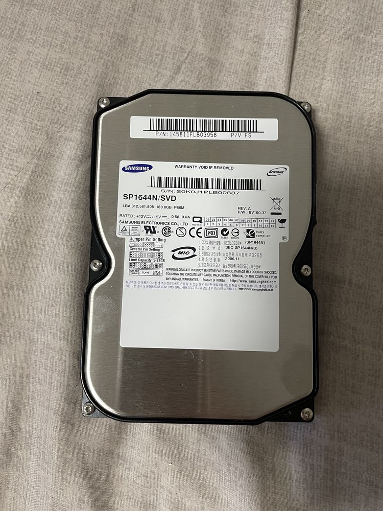 Продам новий жорсткий диск Samsung 160gb