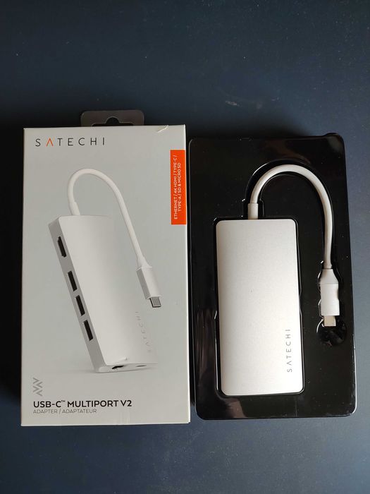 Satechi USB-C Multiport Aluminium Adapter V2 HUB 7 w 1