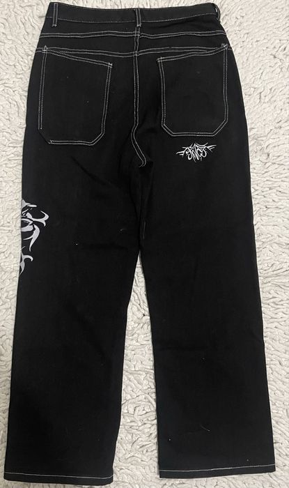 джинси чорні jnco(фейк)