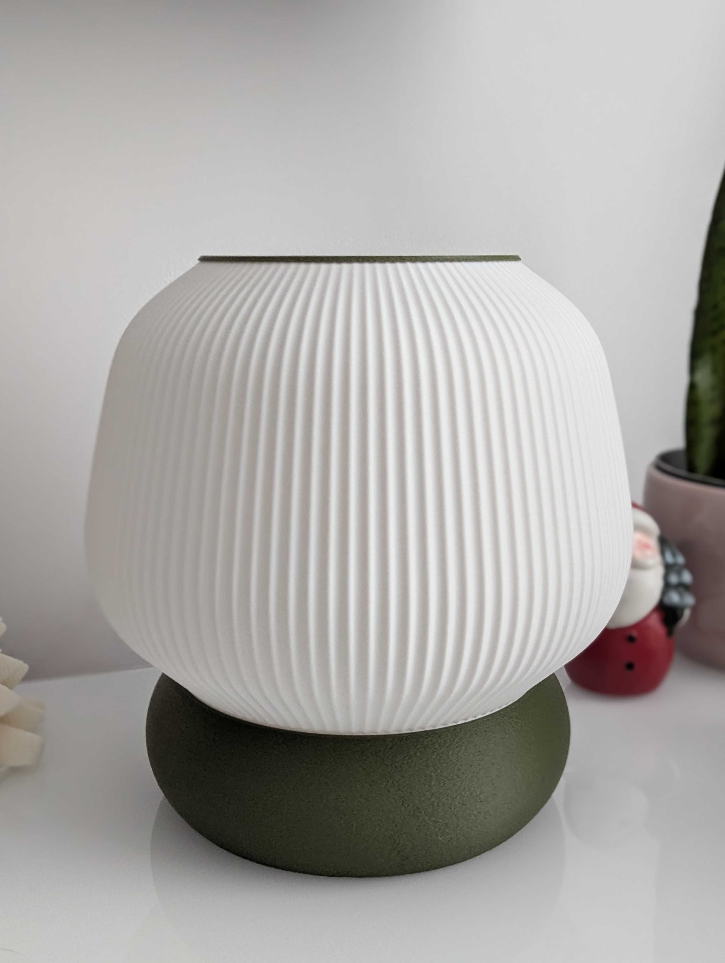 Elegancka Lampa Dekoracyjna 3D w Skandynawskim Stylu