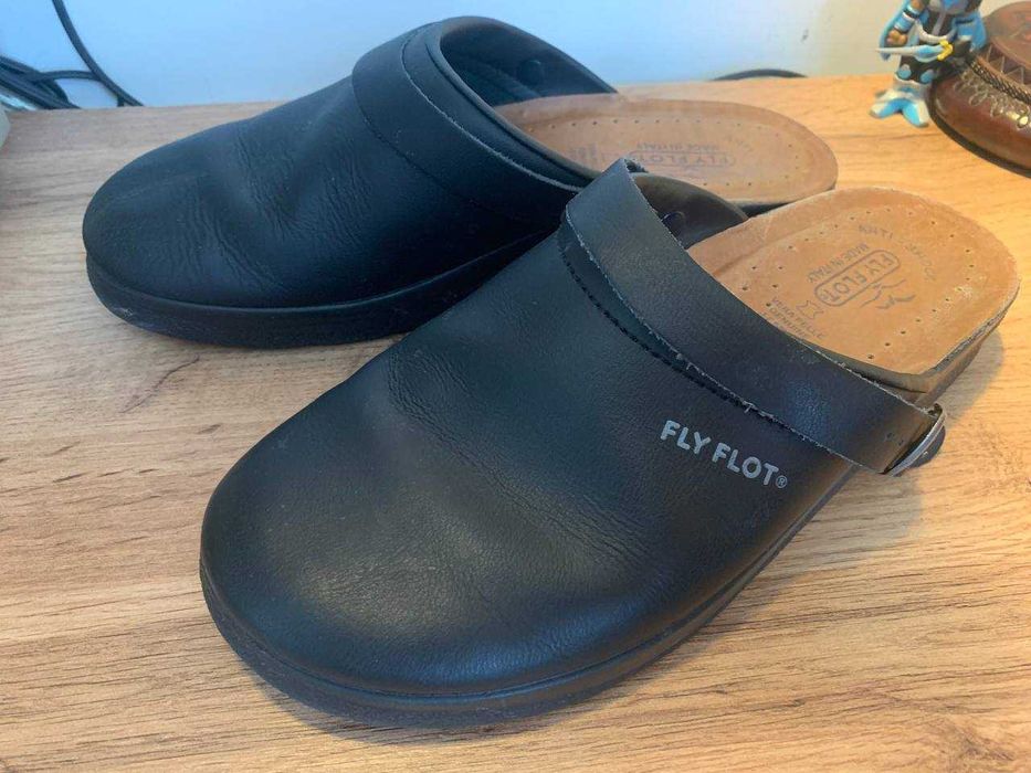 Fly Flot (Италия), анатомические кожаные сабо — удобные, почти новые