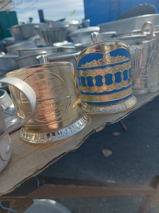 Подстаканник алюминиевый