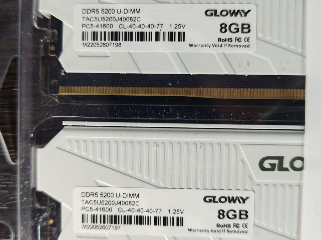 Оперативна пам'ять Ddr5 Gloway 5200 16gb(2x8)