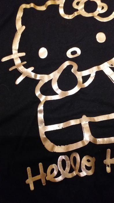 Bluzka 10 -11  tanika hello kitty czarna h&m