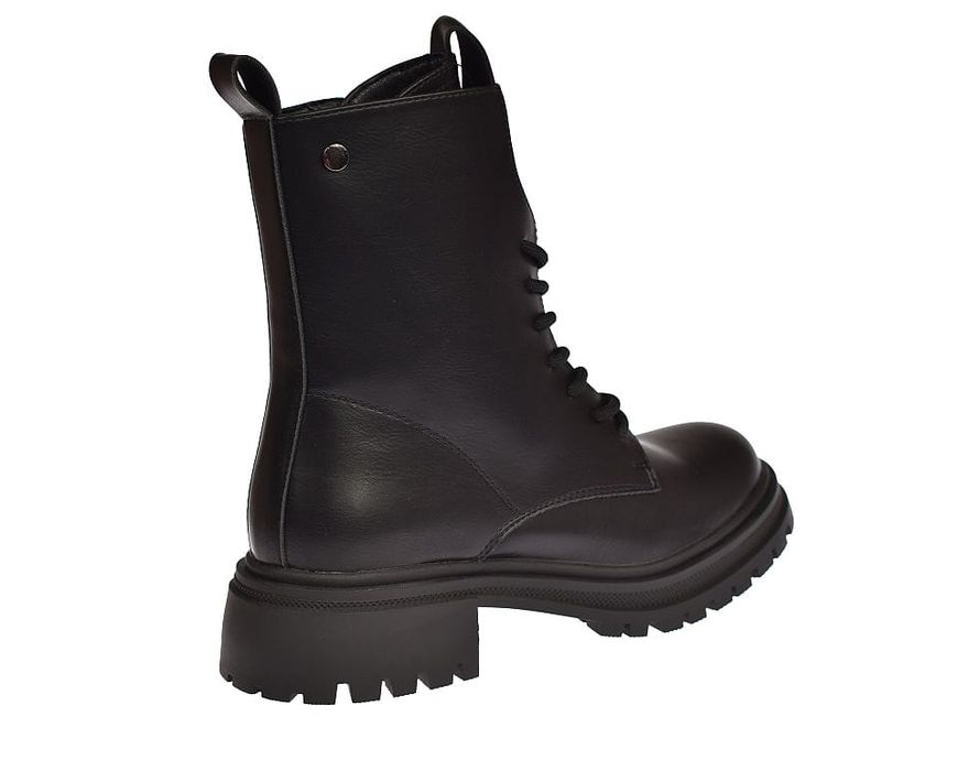 Glany czarne trzewiki workery na suwak wysokie B-3-1383 roz. 39