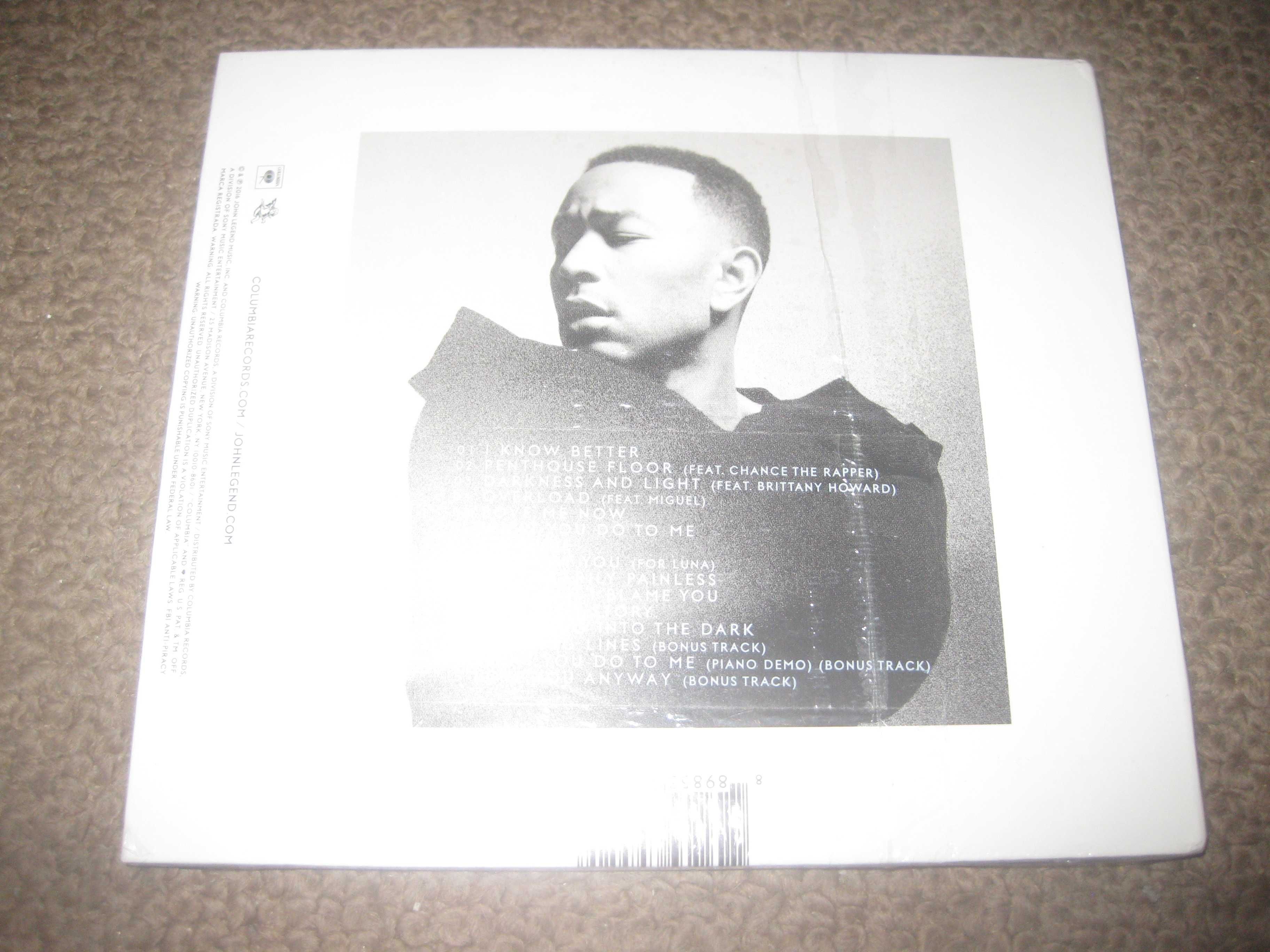 CD do John Legend "Darkness and Light" Selado!