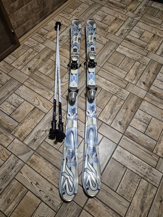 Лижі К2 жіночі , 149см, б/в