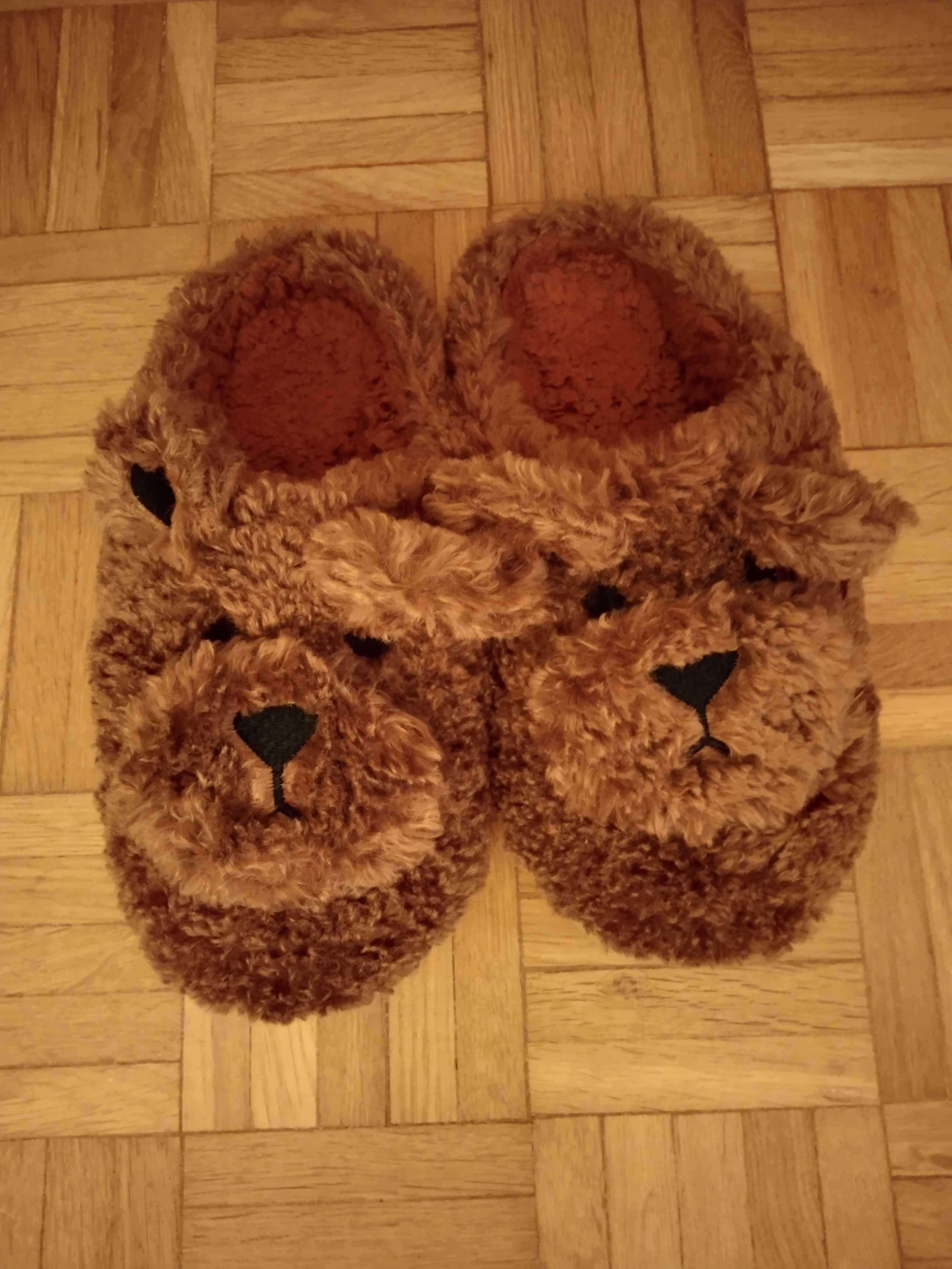 Kapcie misie niedźwiedzie Teddy bear damskie dziewczęce