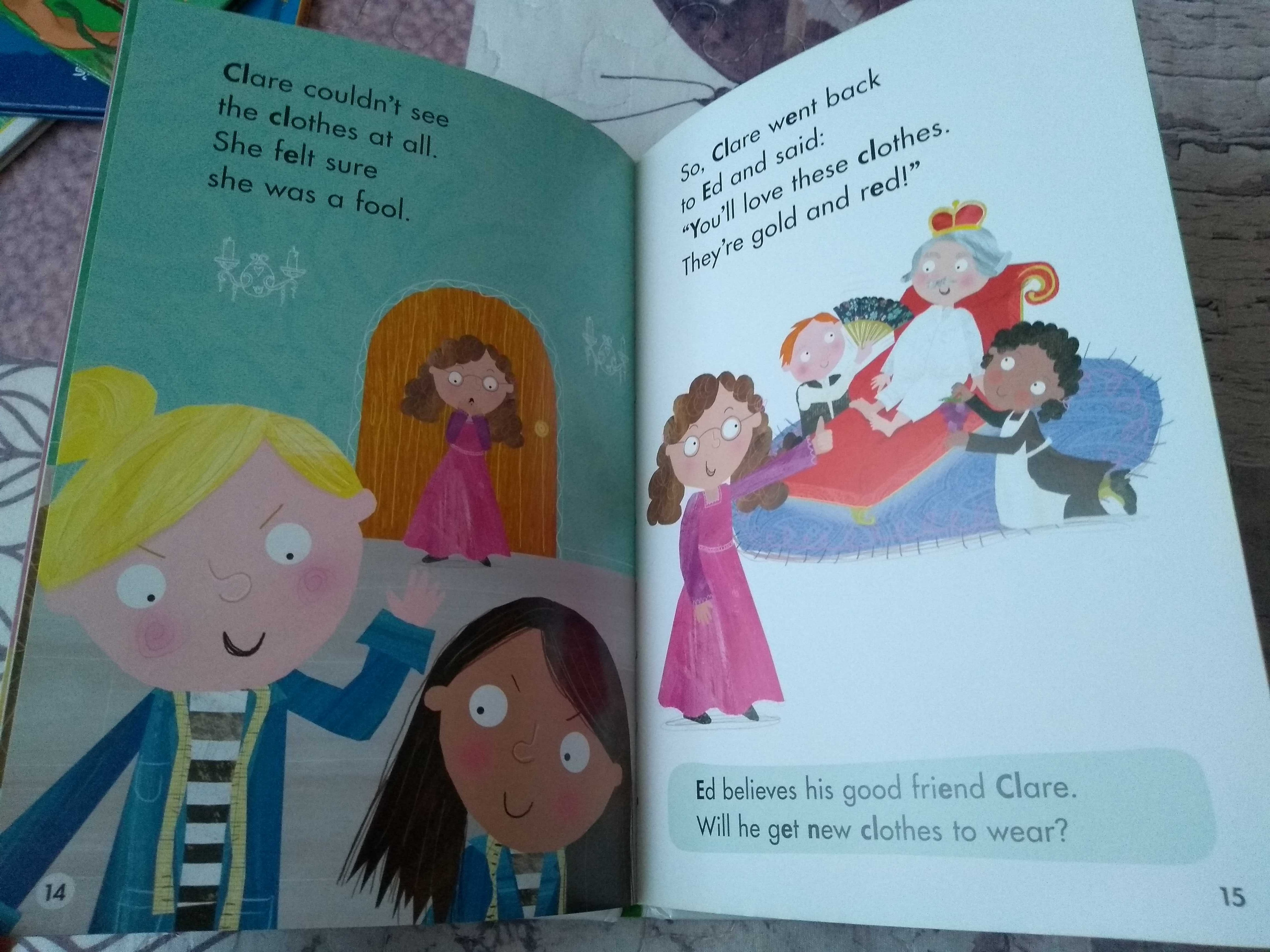 Książka po angielsku The Emperor's New Clothes Reading With Phonics