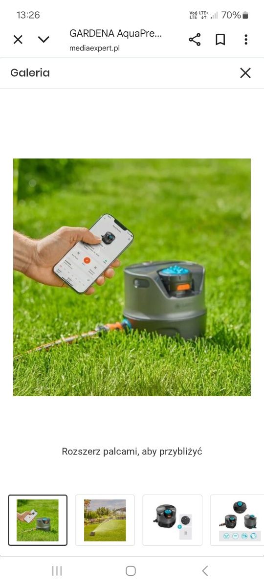 Podlewaczka GARDENA  na Wi-Fi