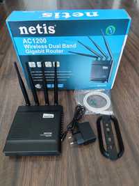 Гигабитный роутер Netis WF2780 двухдиапазонный AC1200 5 ГГц и 2,4 ГГц