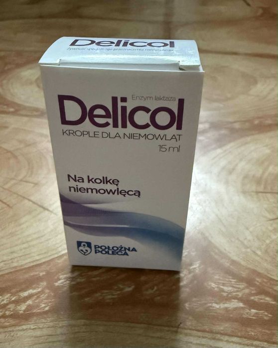 NOWE Delicol Krople dla niemowląt 15ml