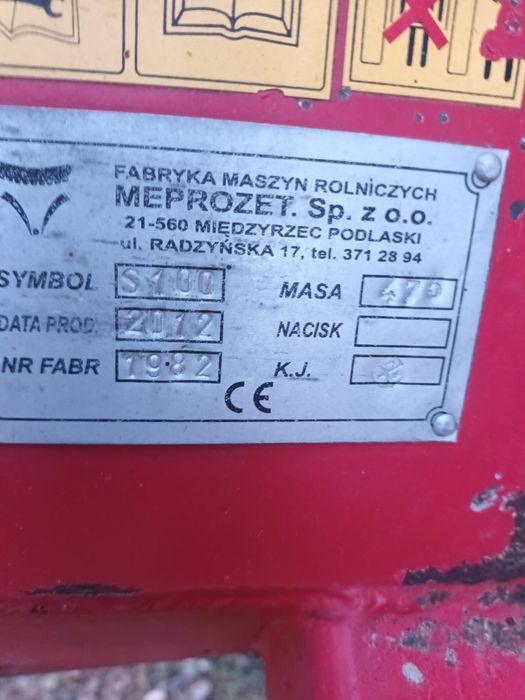 Siewnik Meprozet S100 4rzedowy do kukurydzy