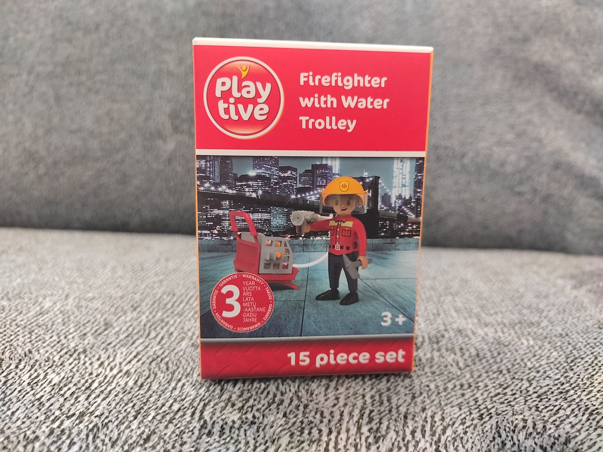 Zabawka dla chłopca elementy do składania Wóz strażacki Strażak Sam