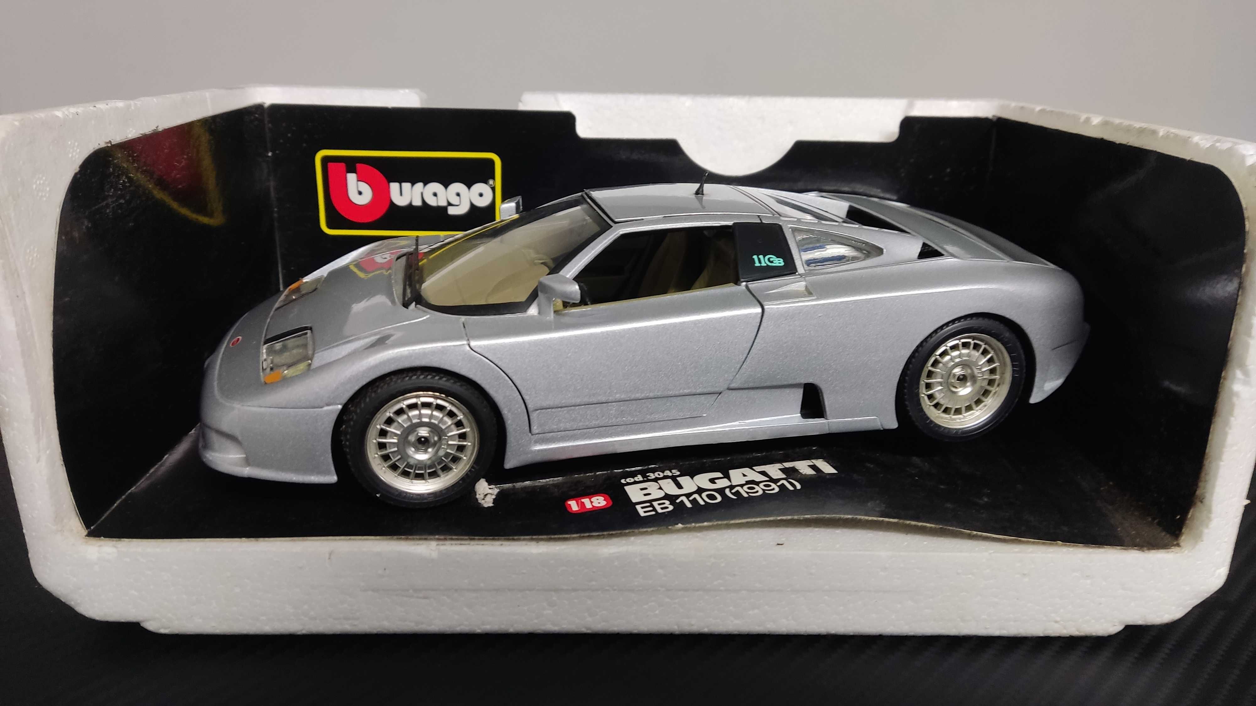 Burago Diamonds Series Bugatti EB 110 1/18