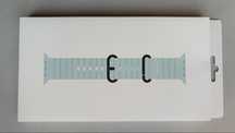 Pasek Apple Watch Ice Blue Black Titanium Ocean 49 mm