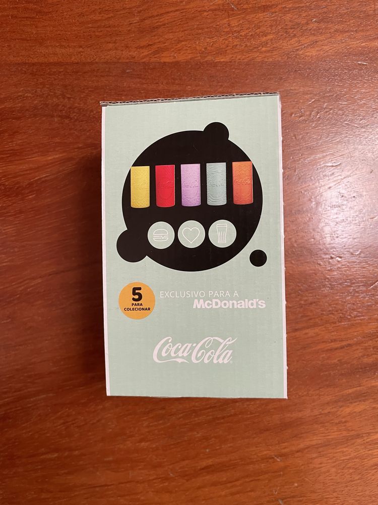 Copos Edição Limitada Coca-Cola x McDonald’s 2025 - Verde-água