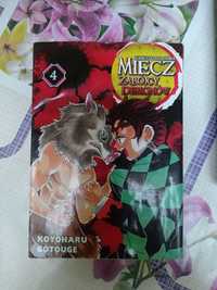 Manga Miecz zabójcy demonów części 1-4