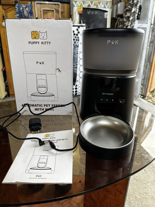 Автоматичний дозатор корму для котів PUPPY KITTY, 2.4G WiFi 4L