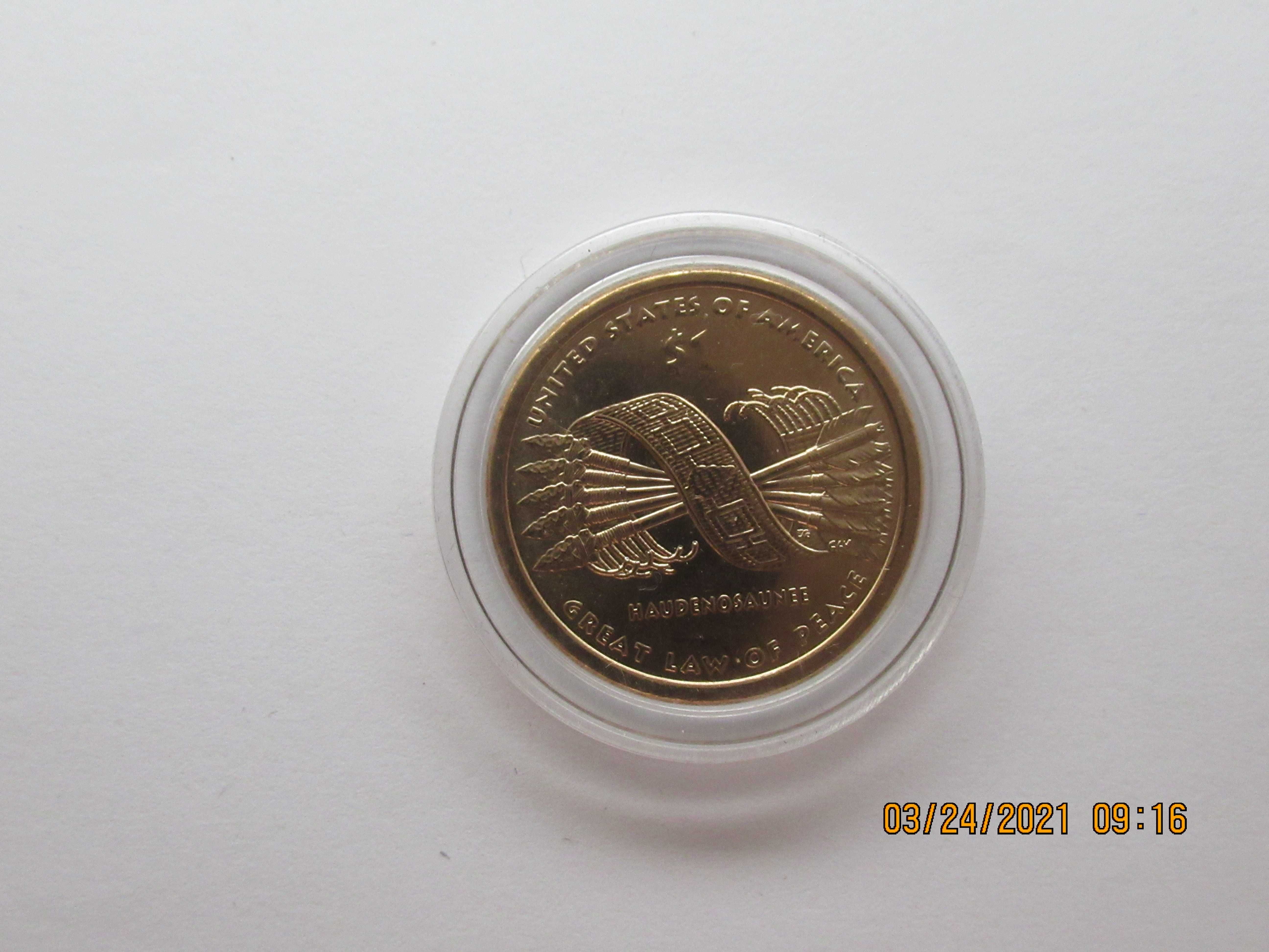 1 dolar Sacagawea Sitting Bull 2010