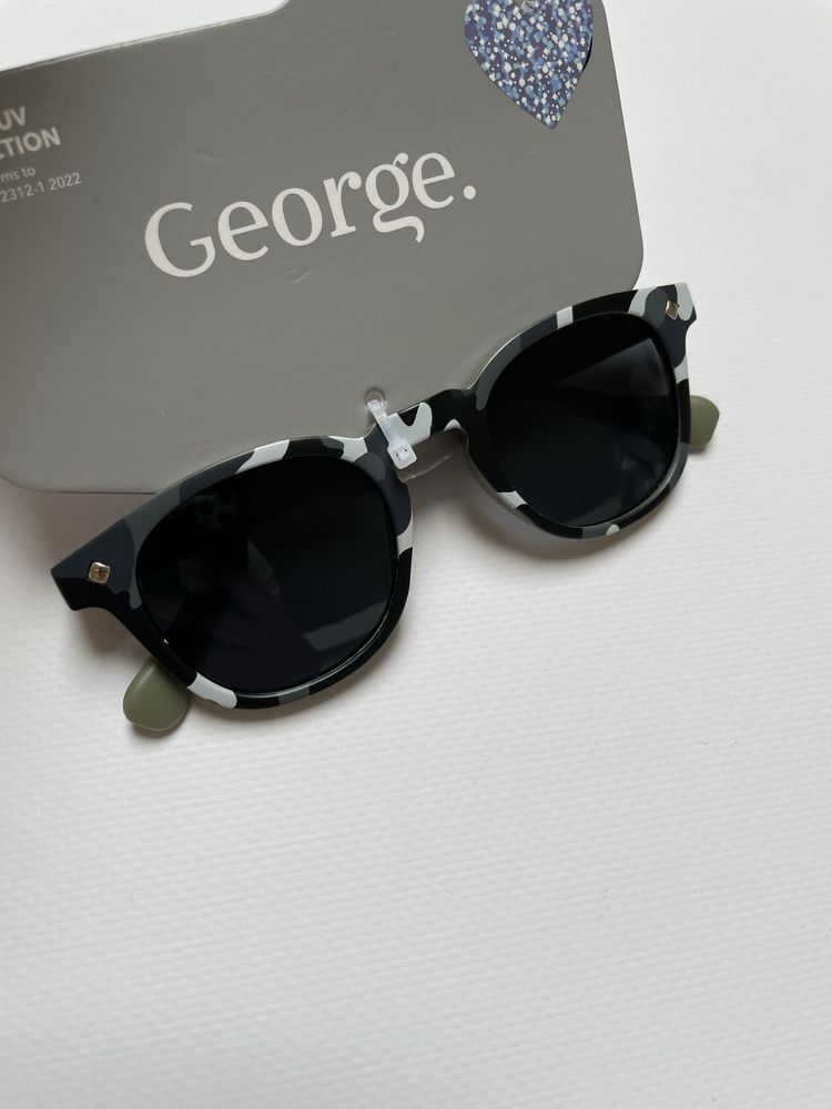 George okulary przeciwsłoneczne moro military khaki chłopięce