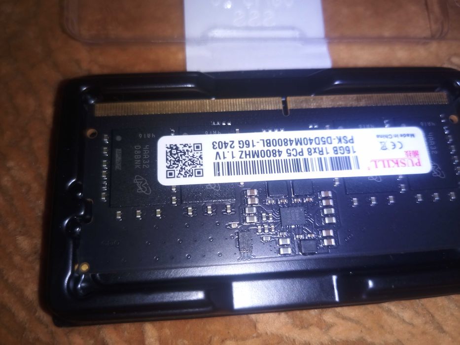 Нова 16Gb DDR5 4800mhz sodim для ноутбука
