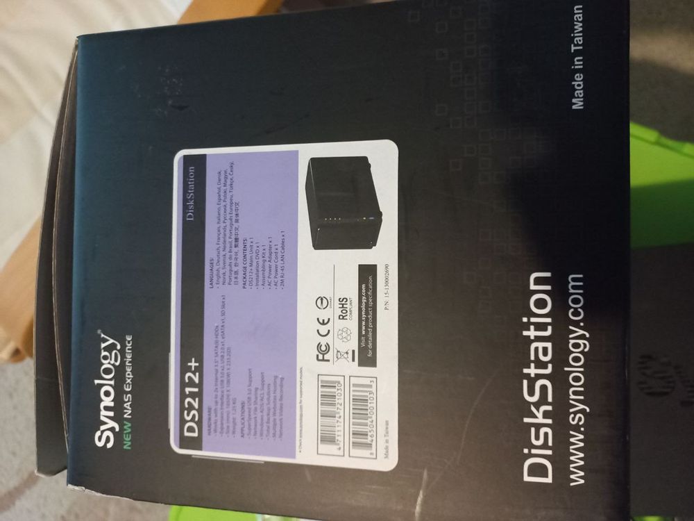 Synology DS212+ (+2 HDD WD Red NAS)